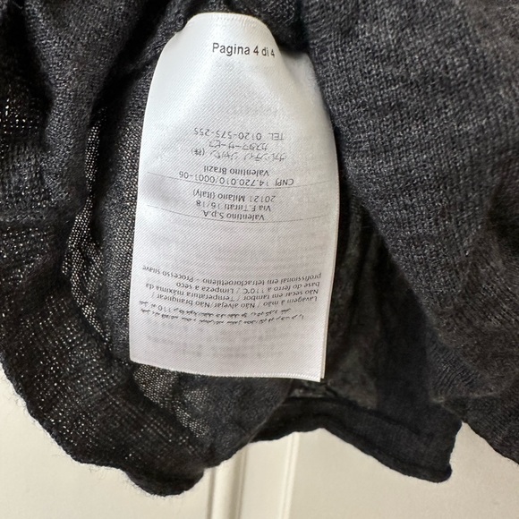Red Valentino grey top- size XS - Picture 4 of 5